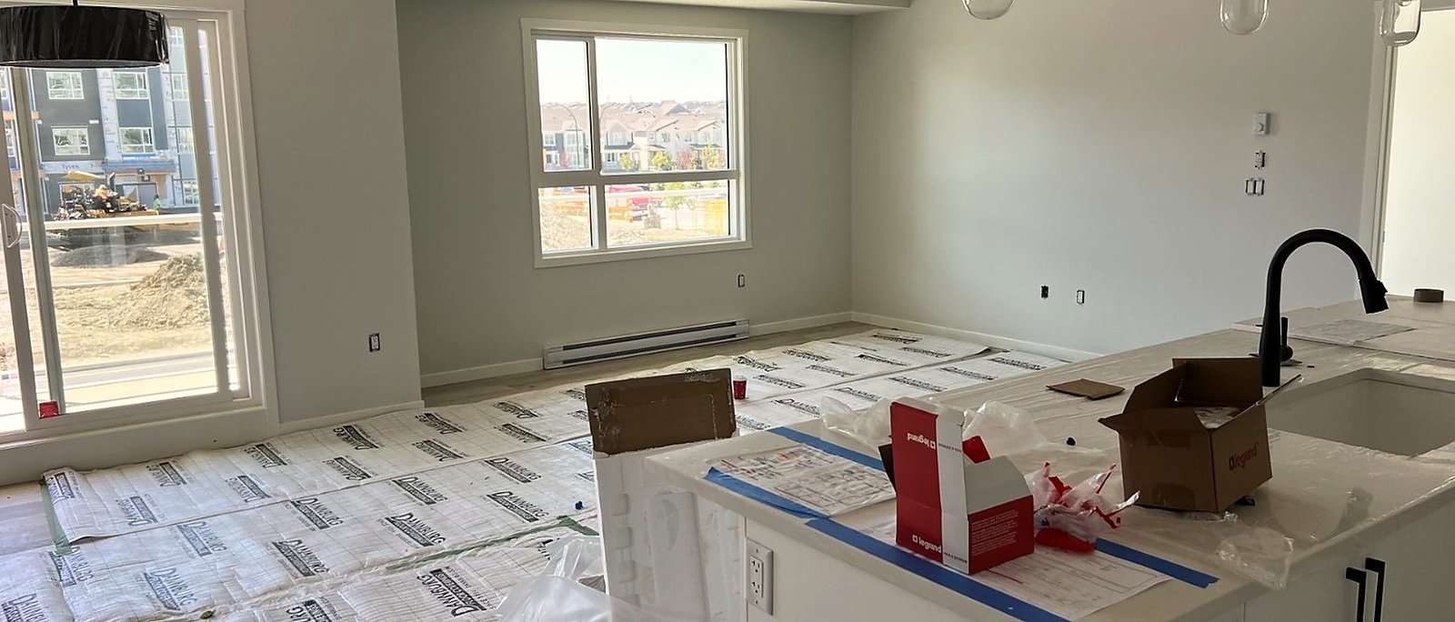Freshly painted Calgary home interior