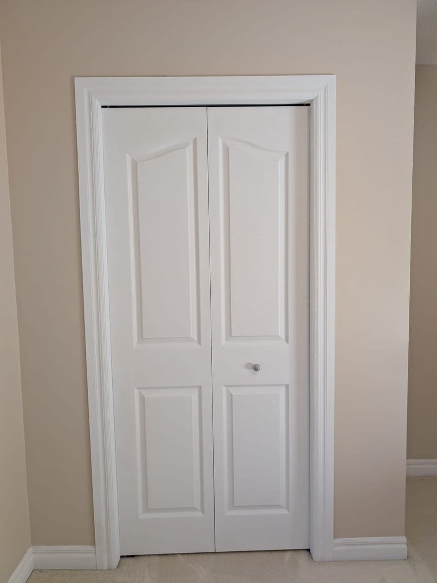 Painted Closet Doors — Trim & Doors by Royal Surface Painting, Calgary