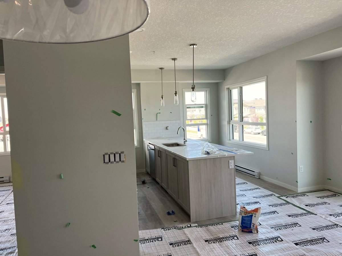 Vaulted Ceiling Repaint — Interior by Royal Surface Painting, Calgary